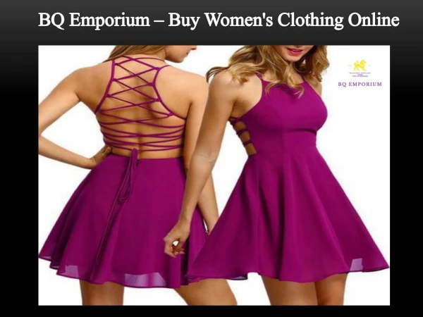 BQ Emporium – Buy Women's Clothing Online