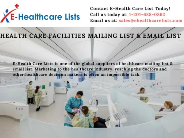 Health Care Facilities Mailing List | Health Care List