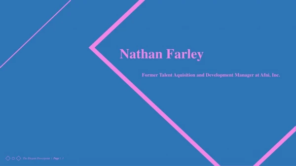 Nathan Farley - Management Professional From Parma Heights, Ohio