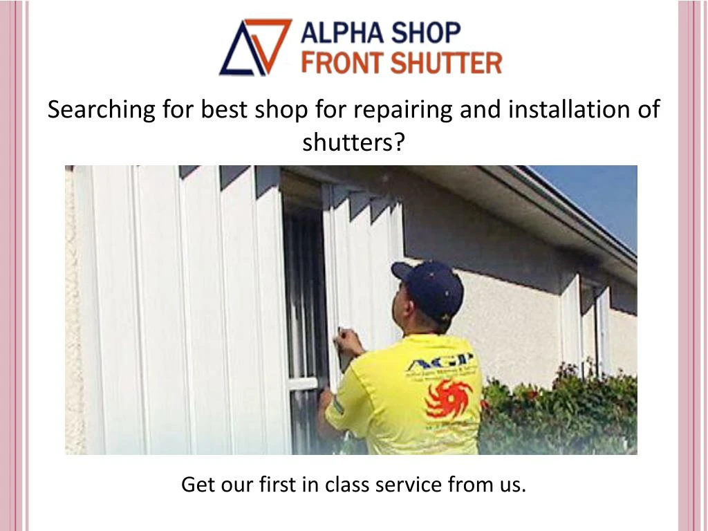 searching for best shop for repairing