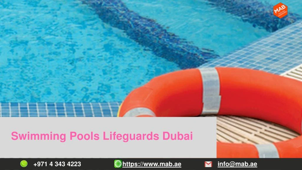 swimming pools lifeguards dubai