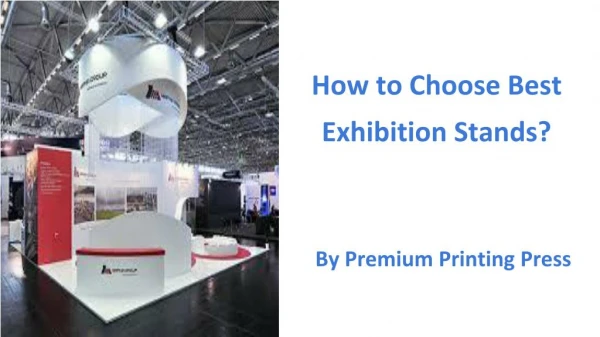 Exhibition stand in UAE | Premium Printing Press