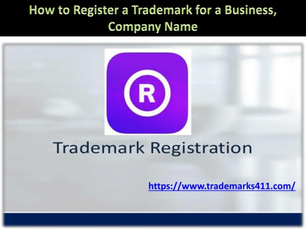 How to Register a Trademark for a Business, Company Name