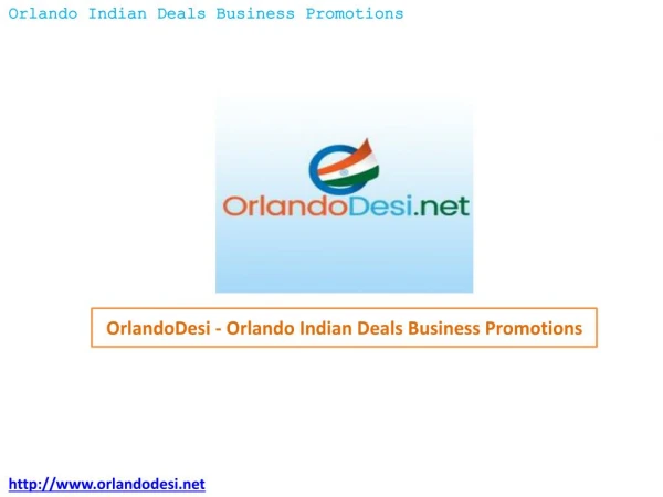 OrlandoDesi â€“ Orlando Indian Deals Business Promotions