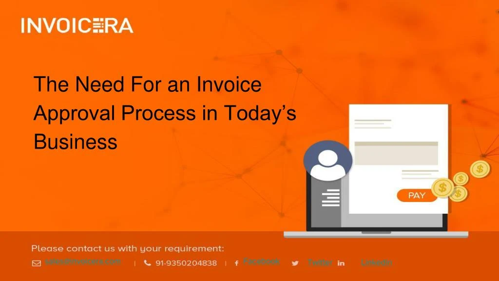 the need for an invoice approval process in today