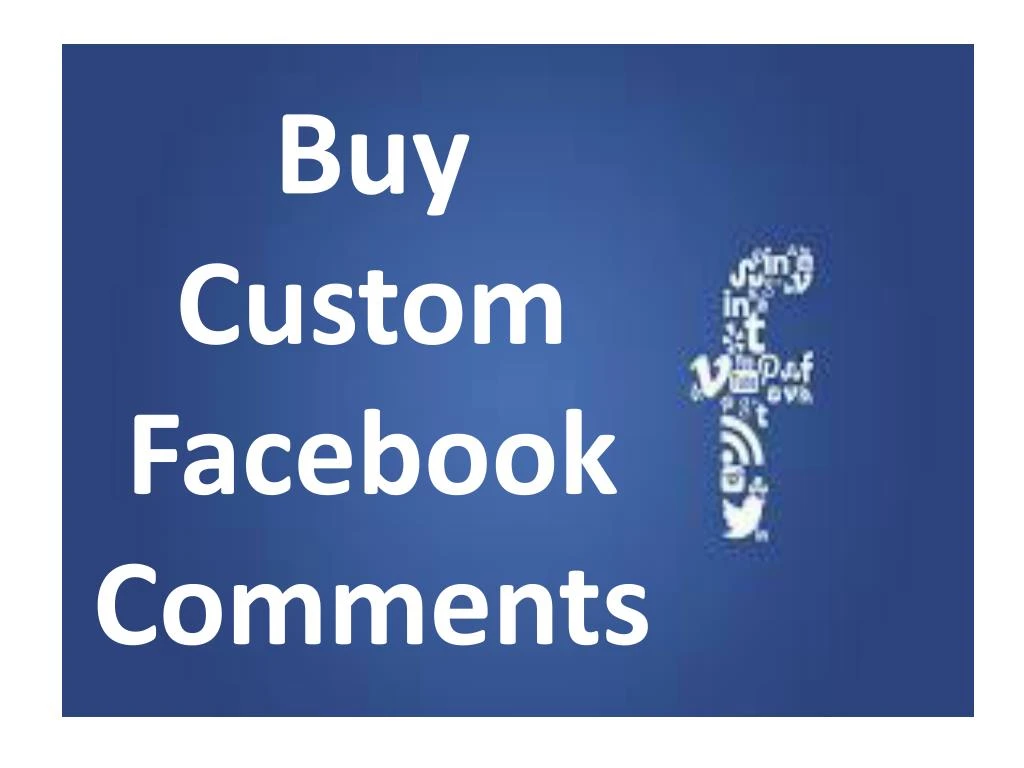 buy custom facebook comments