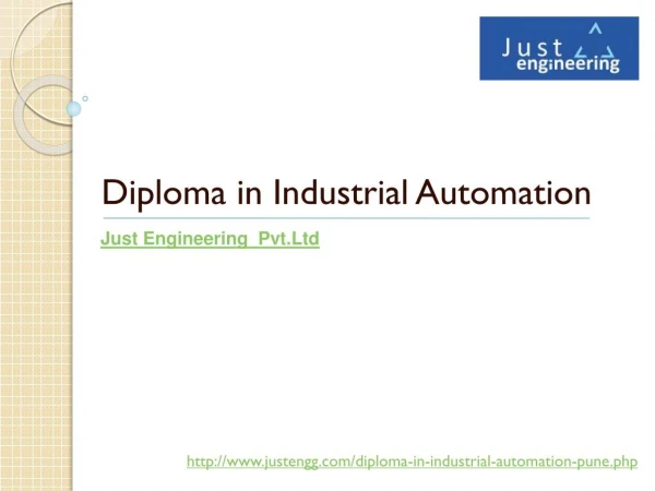 diploma in industrial automation | just engineering
