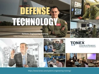 Defense Technology - Systems Engineering Training : Tonex Training - slide 1