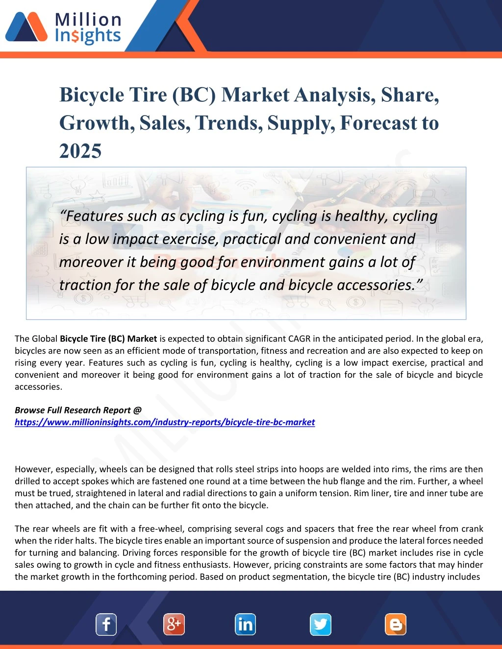 bicycle tire bc market analysis share growth