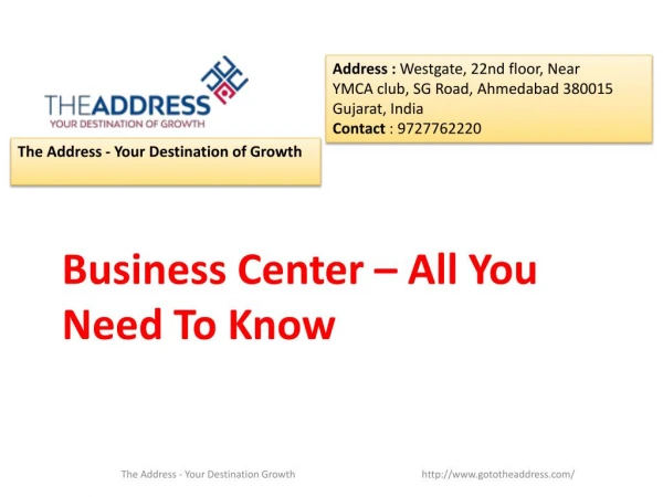 Business Center – All You Need To Know