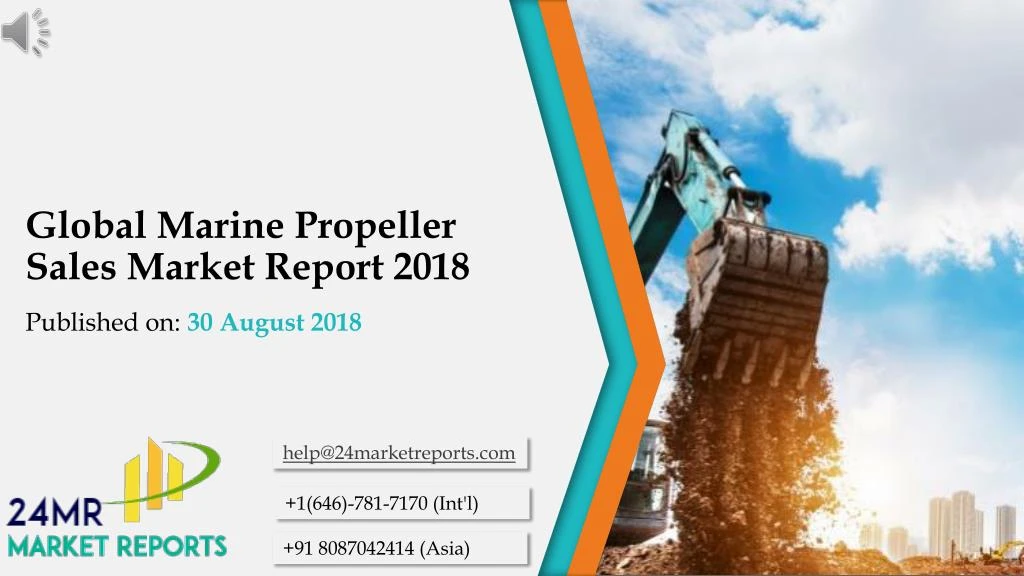 global marine propeller sales market report 2018