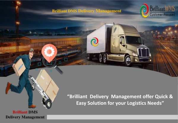 Brilliant offer delivery management system software.