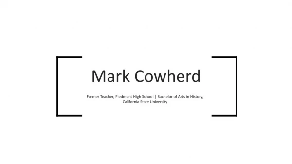 Mark Cowherd (Piedmont) - Experienced Professional
