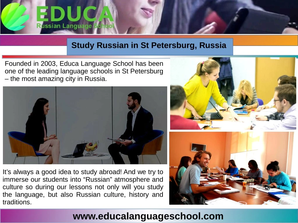 study russian in st petersburg russia