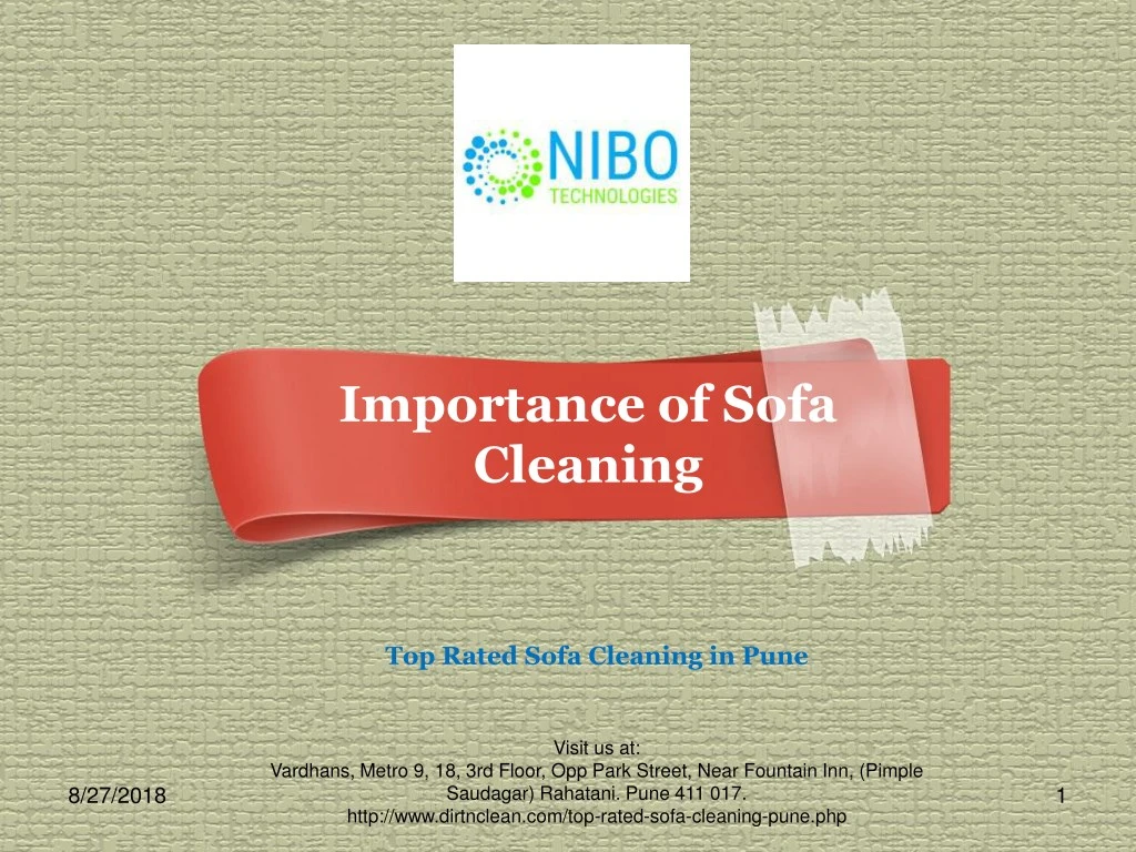 importance of sofa cleaning