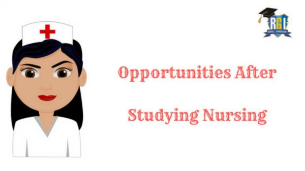Opportunities After Studying Nursing