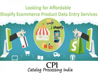 All Your ecommerce Data Entry Services at One point - slide 1
