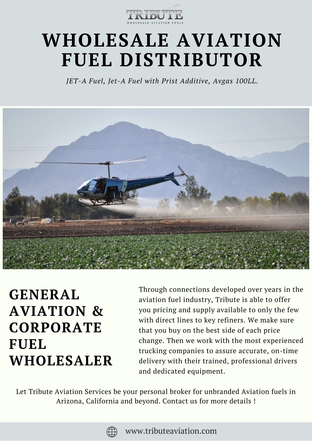 wholesale aviation fuel distributor