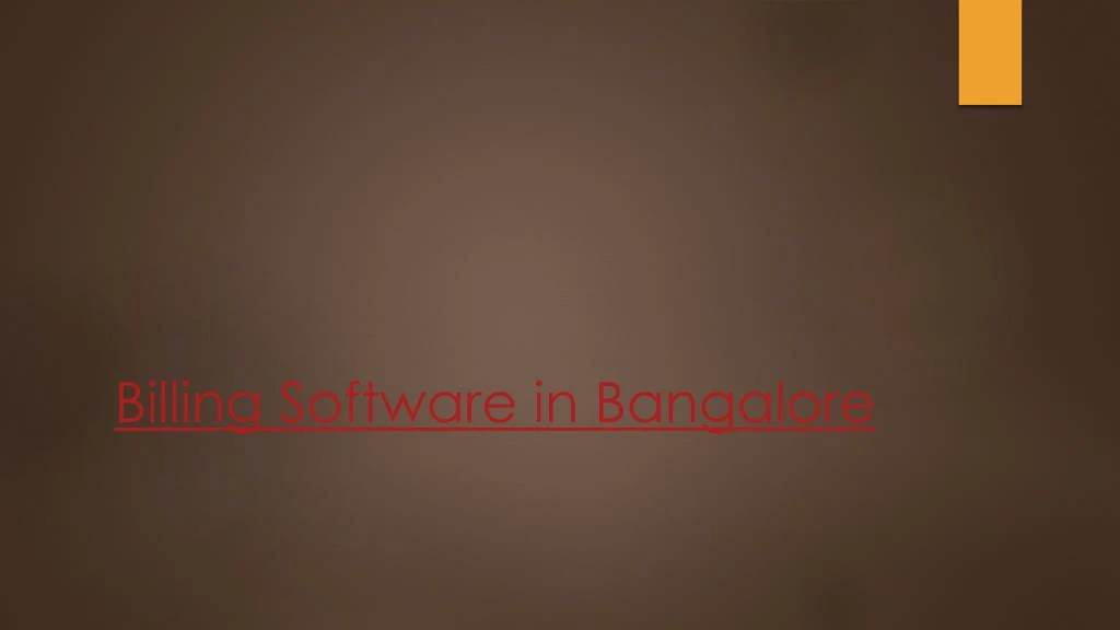 billing software in bangalore