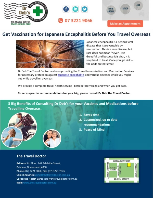 Get Vaccination for Japanese Encephalitis Before You Travel Overseas