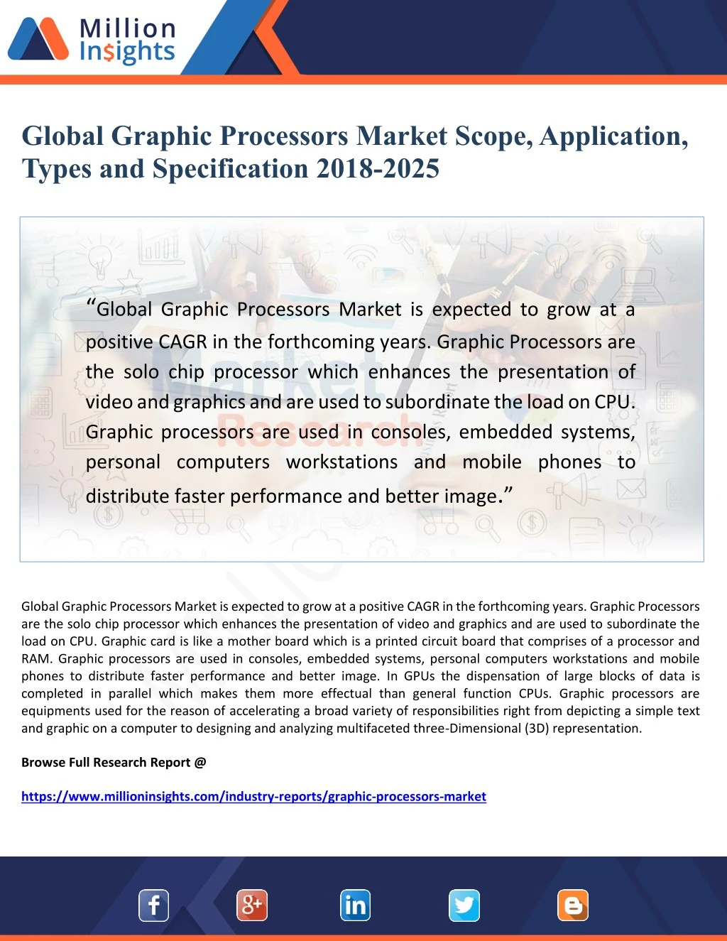 global graphic processors market scope