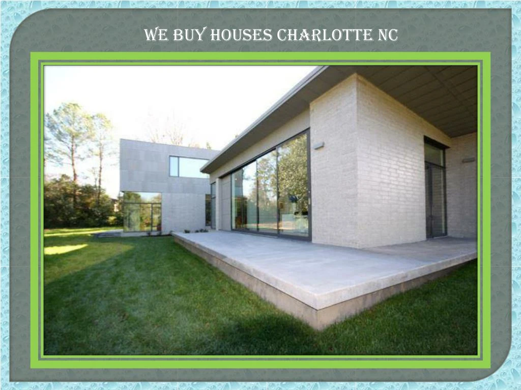 we buy houses charlotte nc