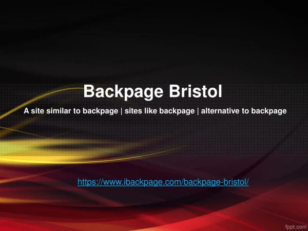 Backpage Bristol