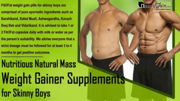 Do Skinny Guys Gain Weight with Best Natural Mass Gainer Supplements