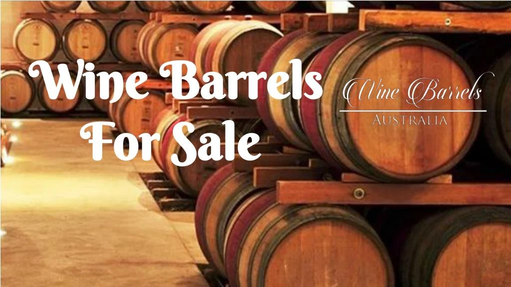 wine barrels for sale