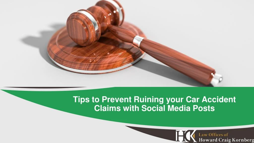 tips to prevent ruining your car accident claims with social media posts