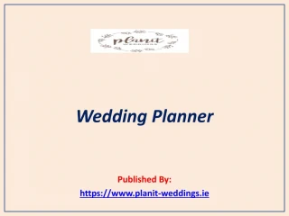 Wedding Planner - slide 1