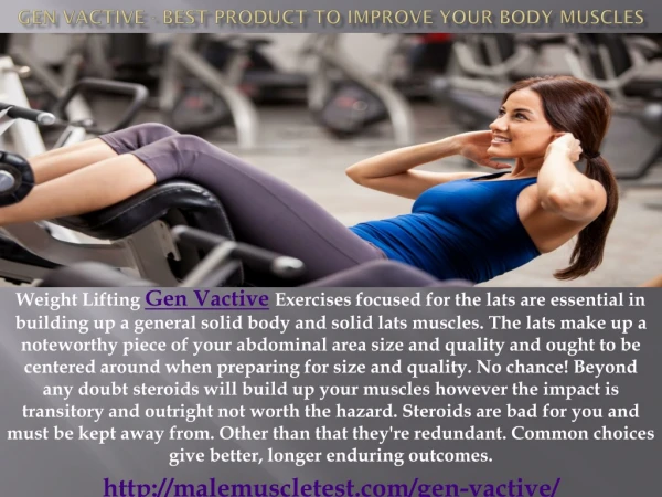 Gen Vactive - Best Product To Improve Your body Muscles