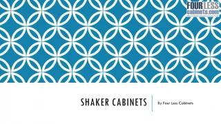 Shaker Cabinets - FourLessCabinets - slide 1