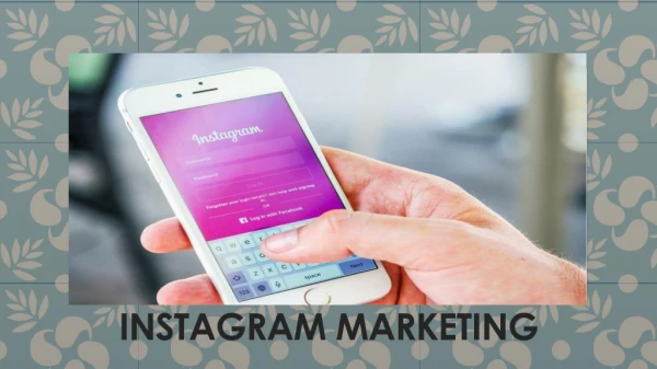 Social Media Marketing: Instagram Marketing India