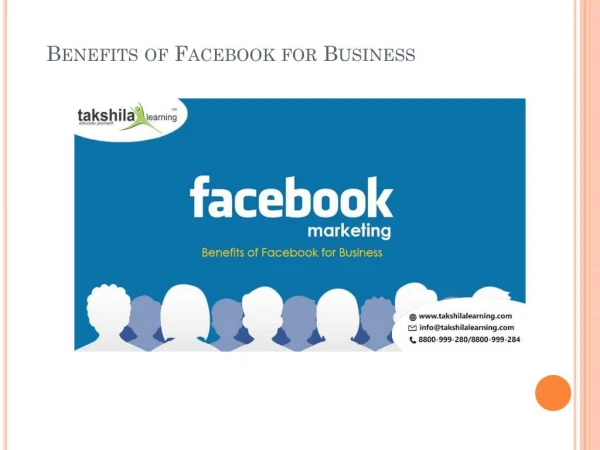 WHY FACEBOOK MARKETING IS IMPORTANT? - Benefits of Facebook for business