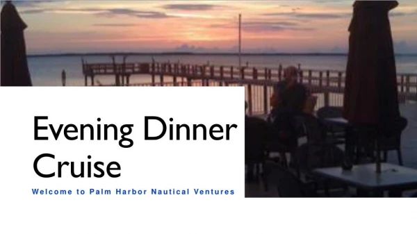 Evening Dinner Cruise - palm harbor nautical ventures