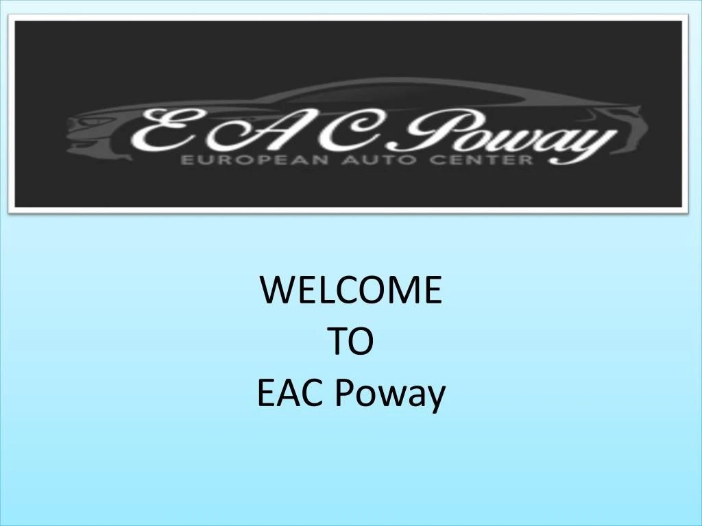 welcome to eac poway