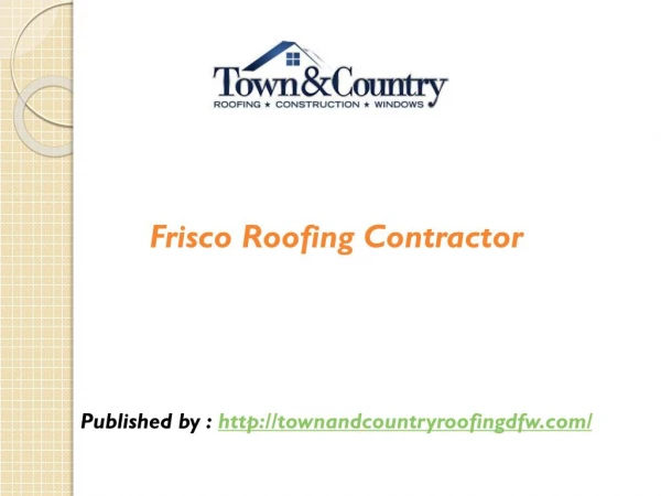 Frisco Roofing Contractor