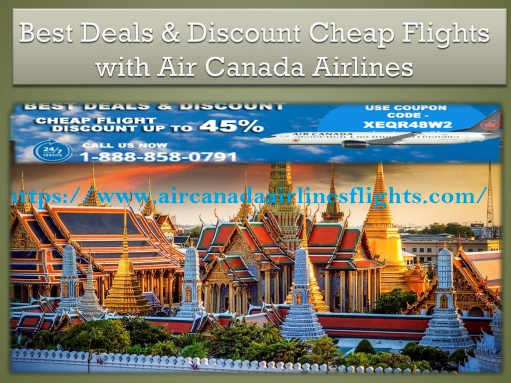 best deals discount cheap flights with air canada airlines