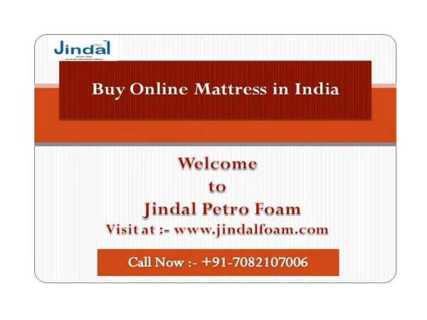 Online Mattress in India | 91-7082107006