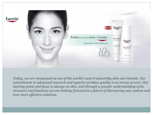 Eucerin products for acne | ProACNE Treatment Products