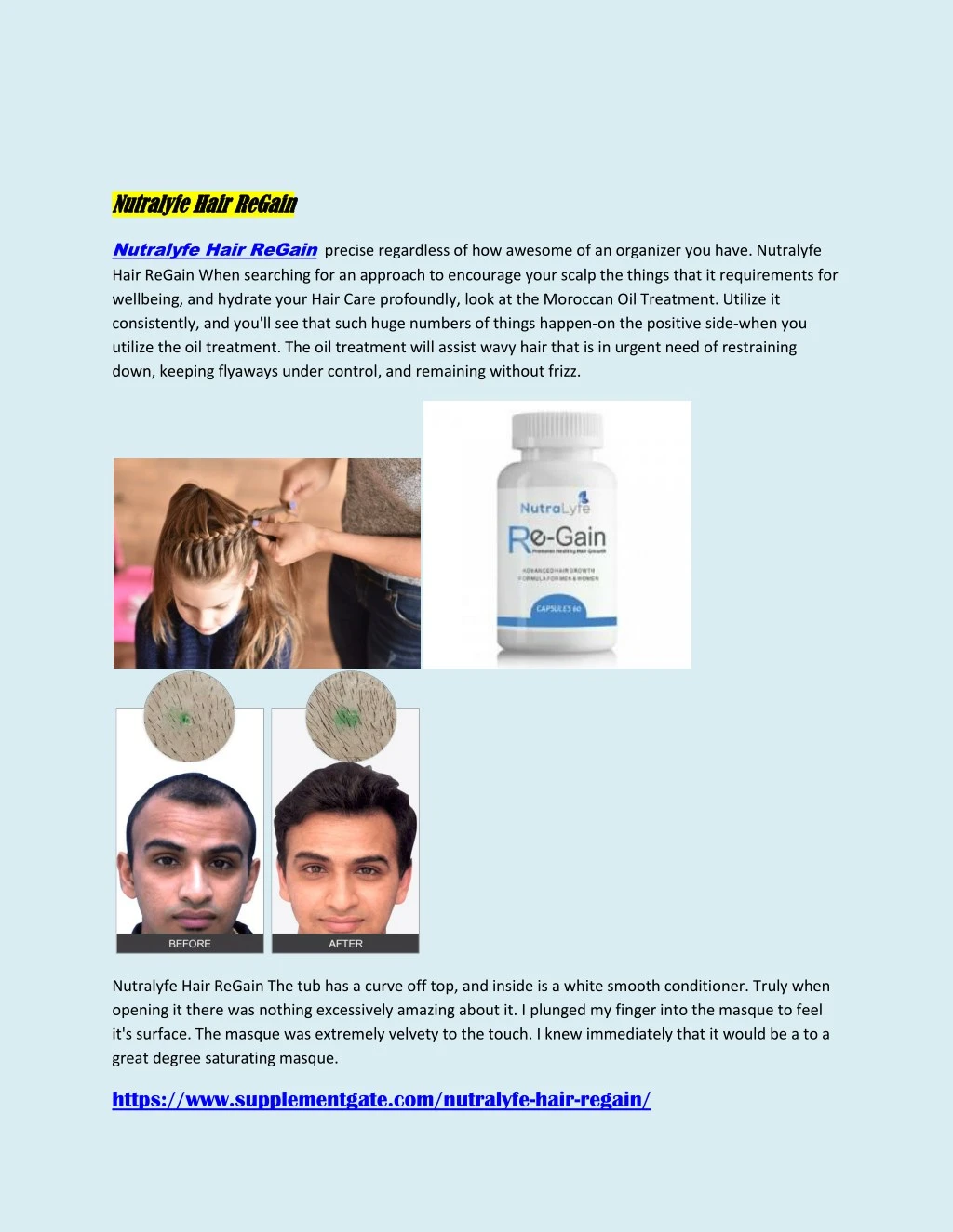 nutralyfe hair regain nutralyfe hair regain