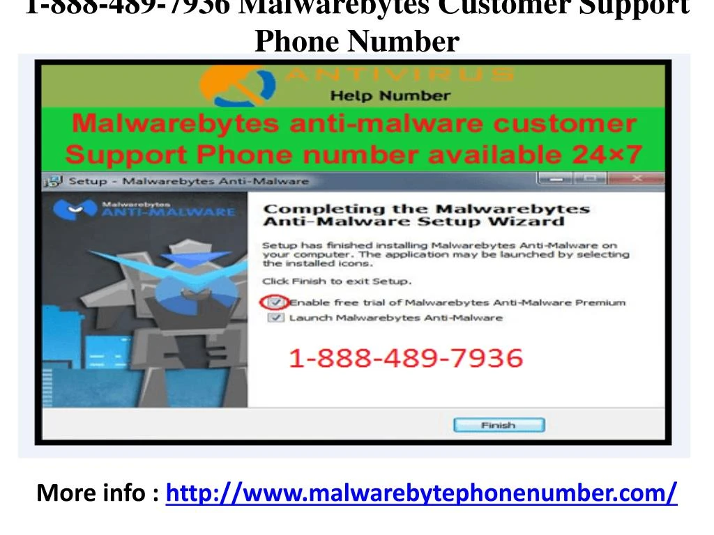 1 888 489 7936 malwarebytes customer support phone number