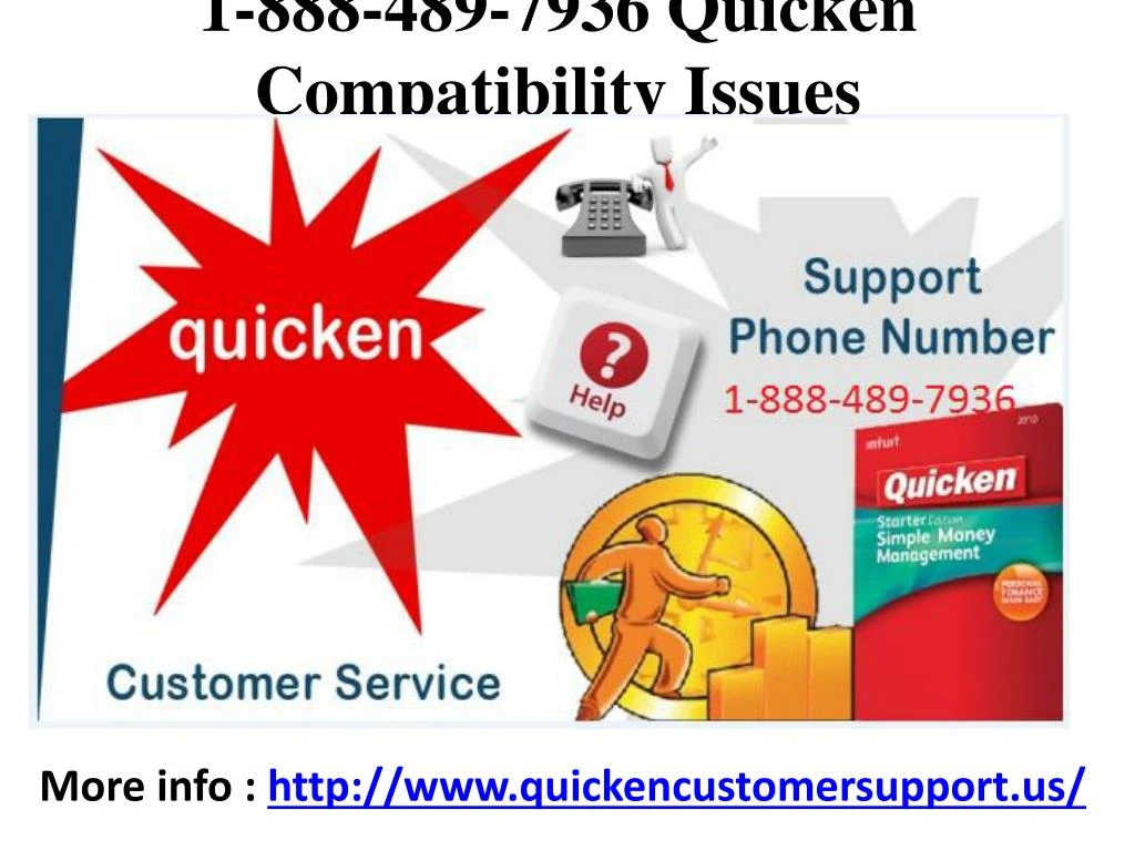 1 888 489 7936 quicken compatibility issues