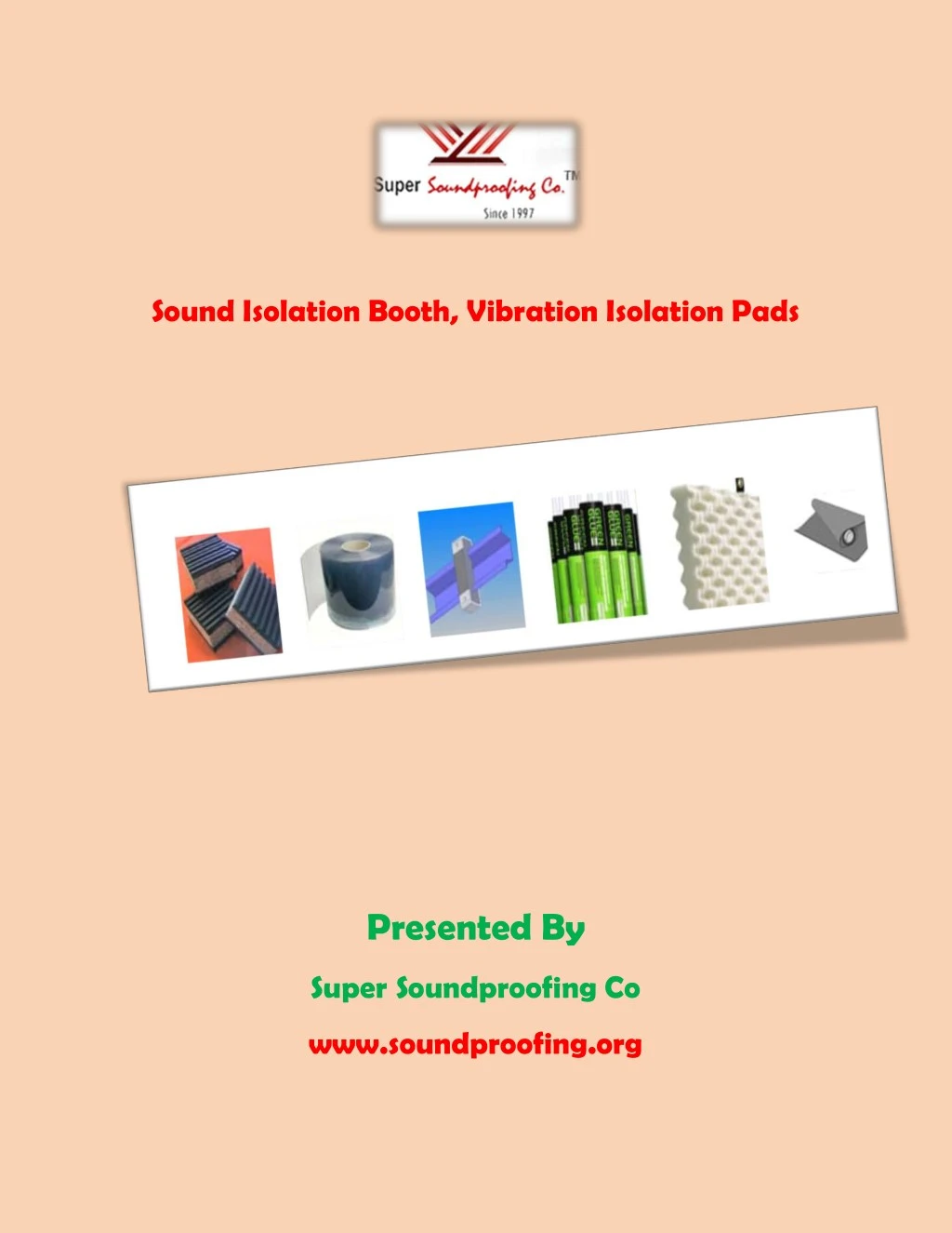 sound isolation booth vibration isolation pads