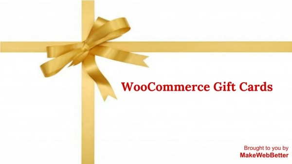 Woocommerce Gift Card | PDF