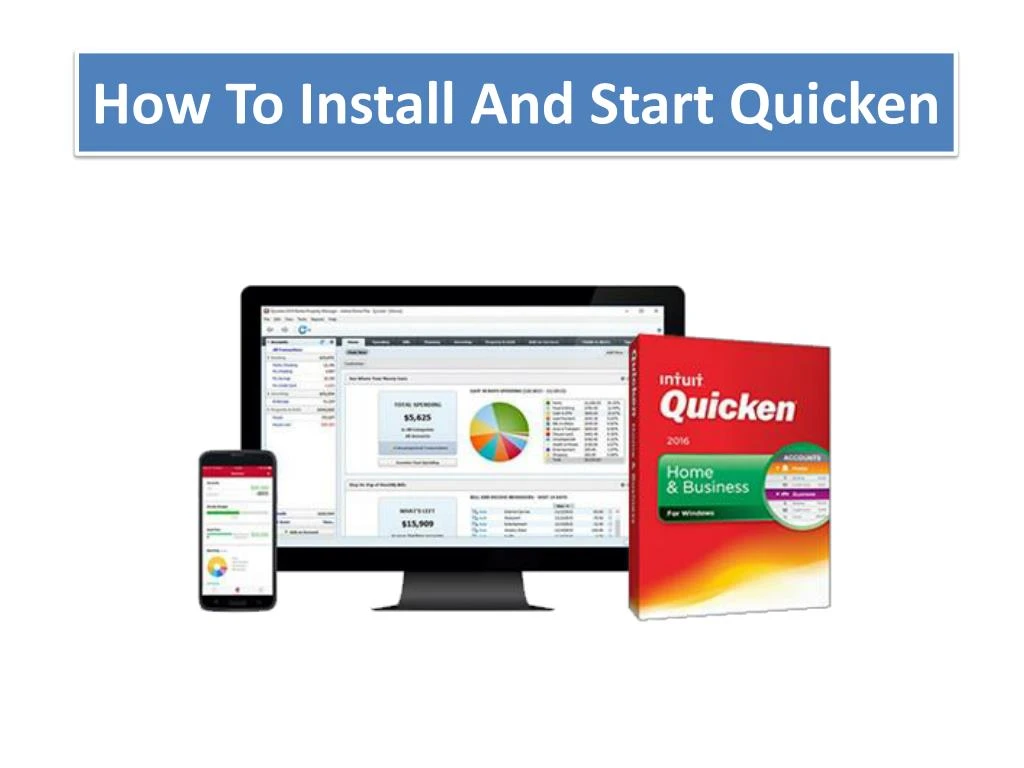 how to install and start quicken