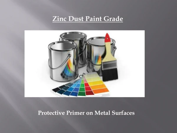 Zinc Powder Paint Grade