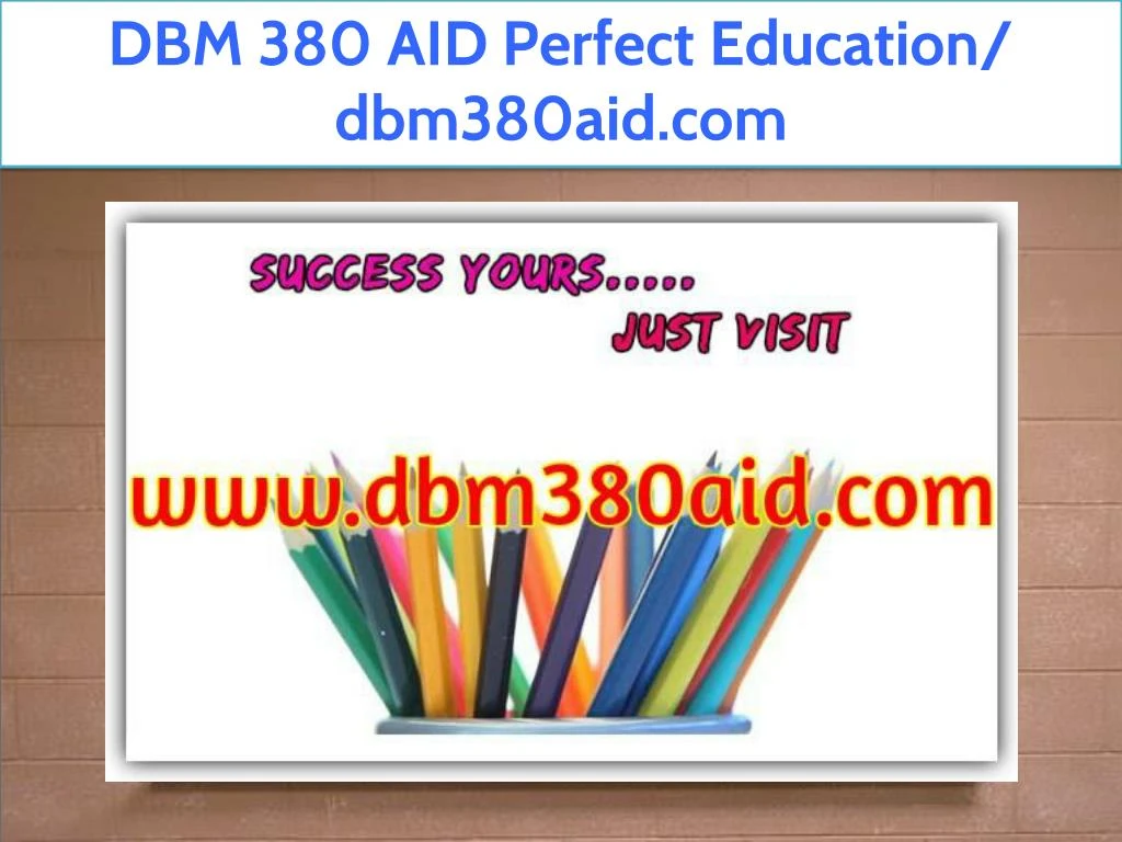 dbm 380 aid perfect education dbm380aid com