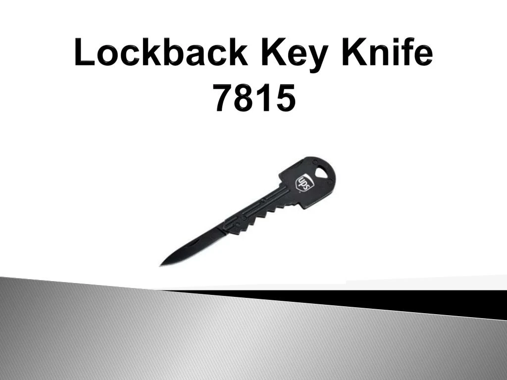 lockback key knife 7815